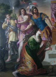 Louis XIV enfant en allégorie du Roi Salomon, Corsaint, Côte d'Or, Bourgogne Louis XIV enfant en allégorie du Roi Salomon, Corsaint, Côte d'Or, Bourgogne